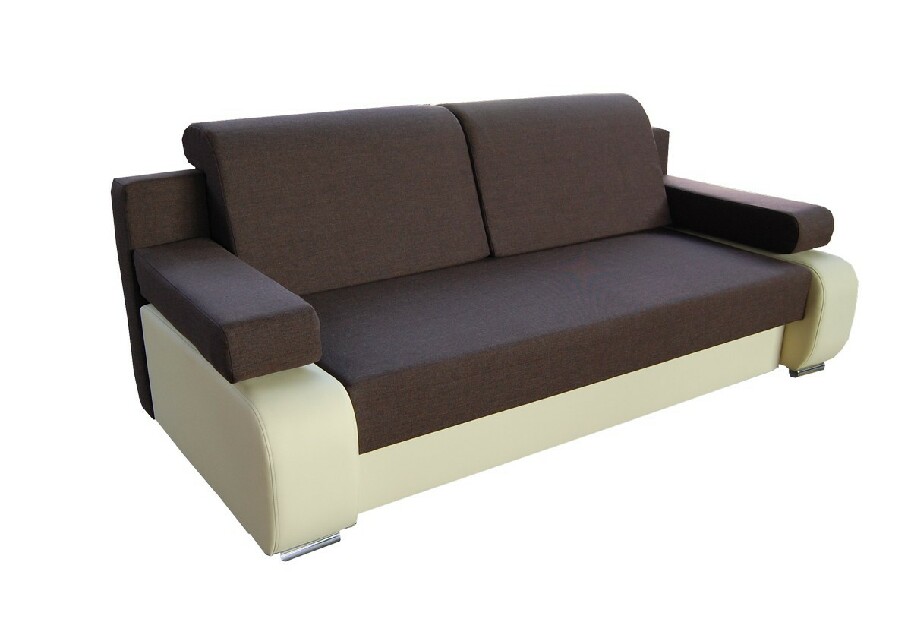 Pohovka Samba hnědá + krém