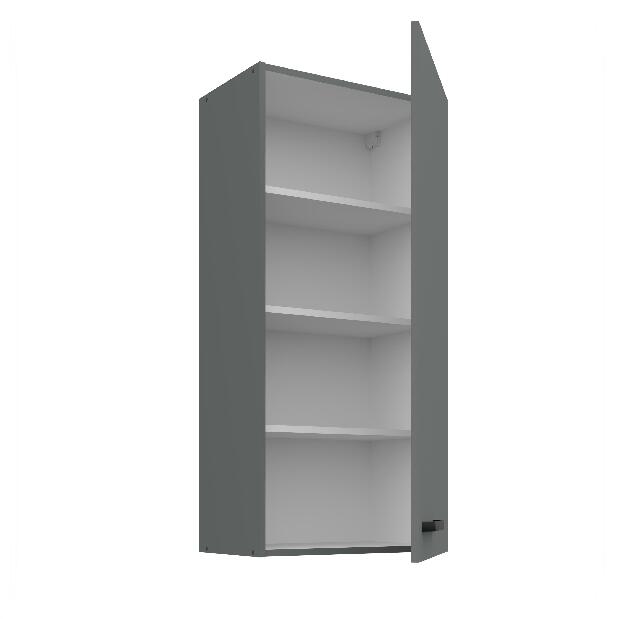 Horní kuchyňská skříňka Nesia 50 G-108 1F (korpus: antracit + fronta: antracit)