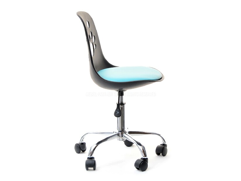 Dětská židle Footy (modrá + chromová)