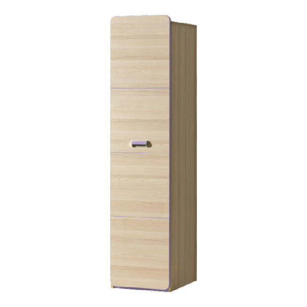 Policová skříň Lavendon L2 (fialová)