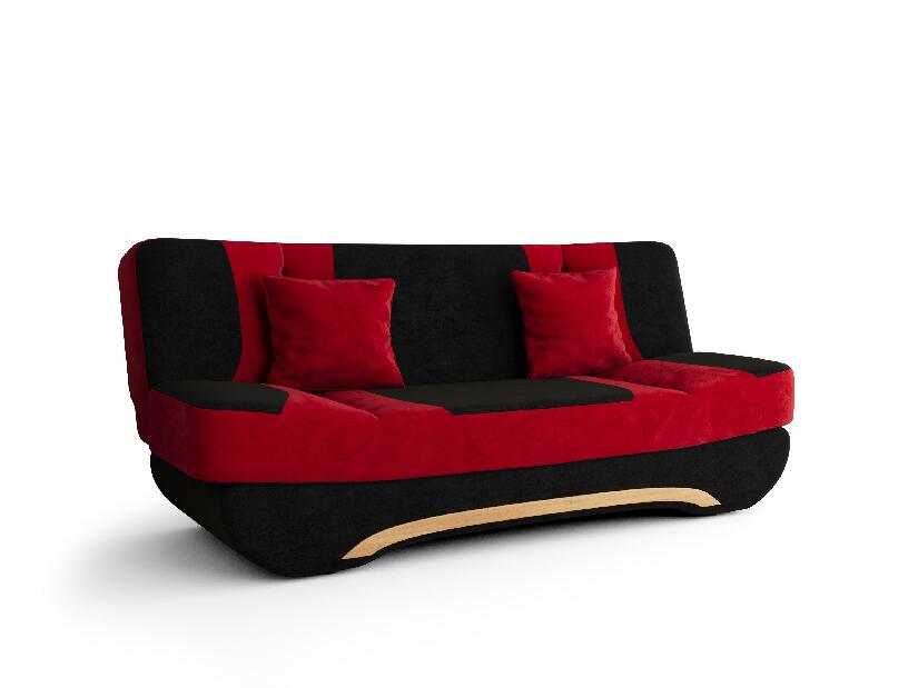 Pohovka Boalla (černá + modrá)