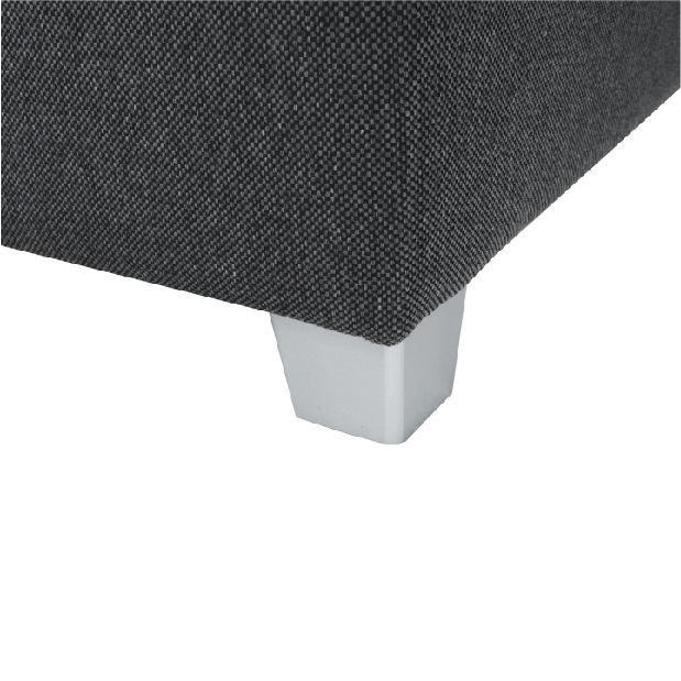 Rohová sedací souprava Colli šedočerná (L)