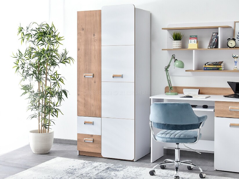 Nábytek do studentského pokoje Clerigo 01 (bílá)