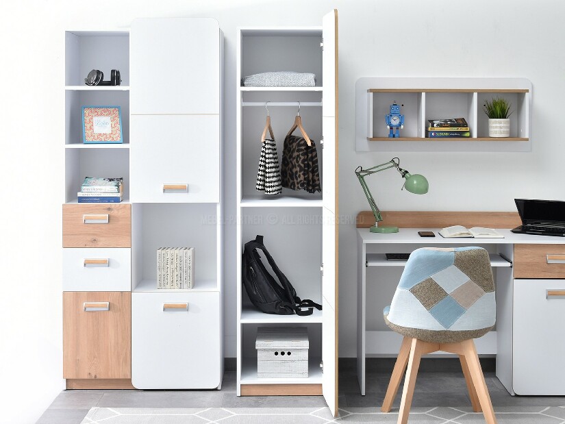 Nábytek do studentského pokoje Clerigo 02 (bílá)