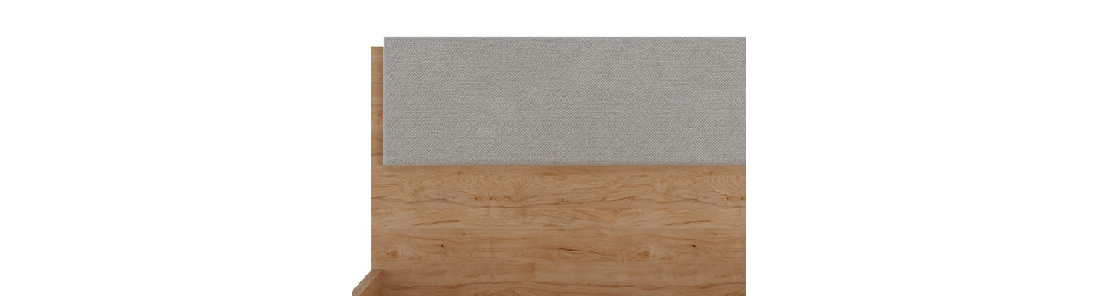 Jednolůžková postel 90cm Irmadi IA5 (hikora + bílá + šedá)