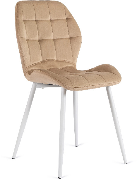 Jídelní židle Ligado (béžová + bílá)