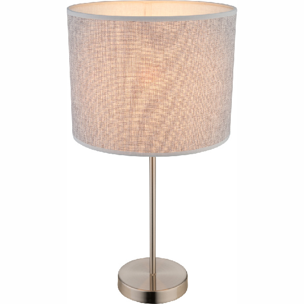 Stolní svítidlo Paco 15185T1 (klasické) (nikl + šedá)