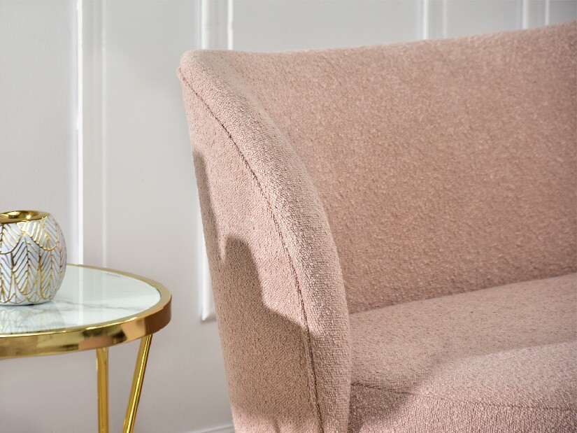 Pohovka dvousedačka Cadmio 2 (zlatá)