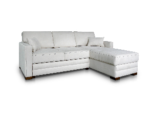 Rohová sedací souprava Antura (bílá) (P)
