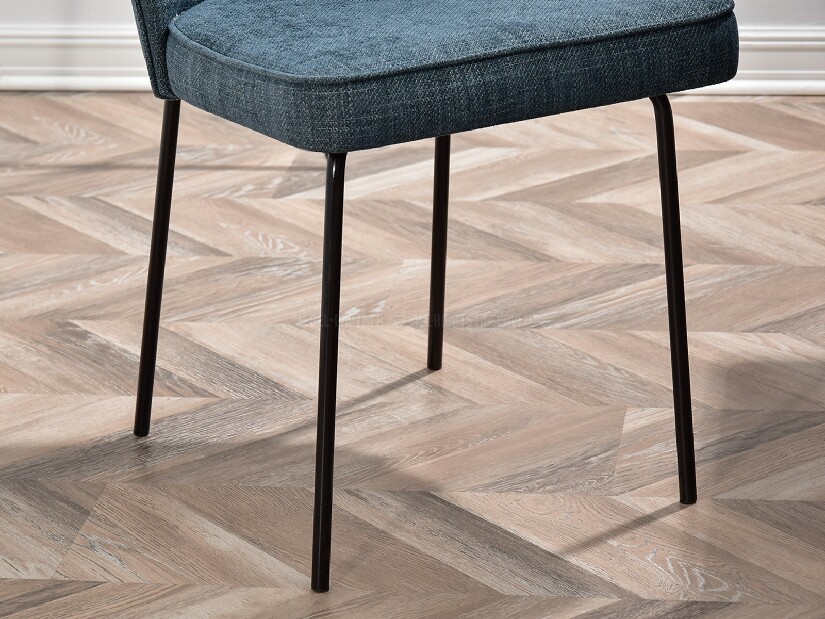 Jídelní židle Obrar (šedá + zlatá)