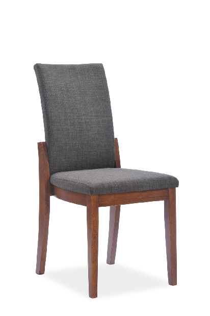 Jídelní židle Cesario (ořech + šedá)
