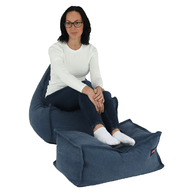 Sedací vak s taburetem Lietano 