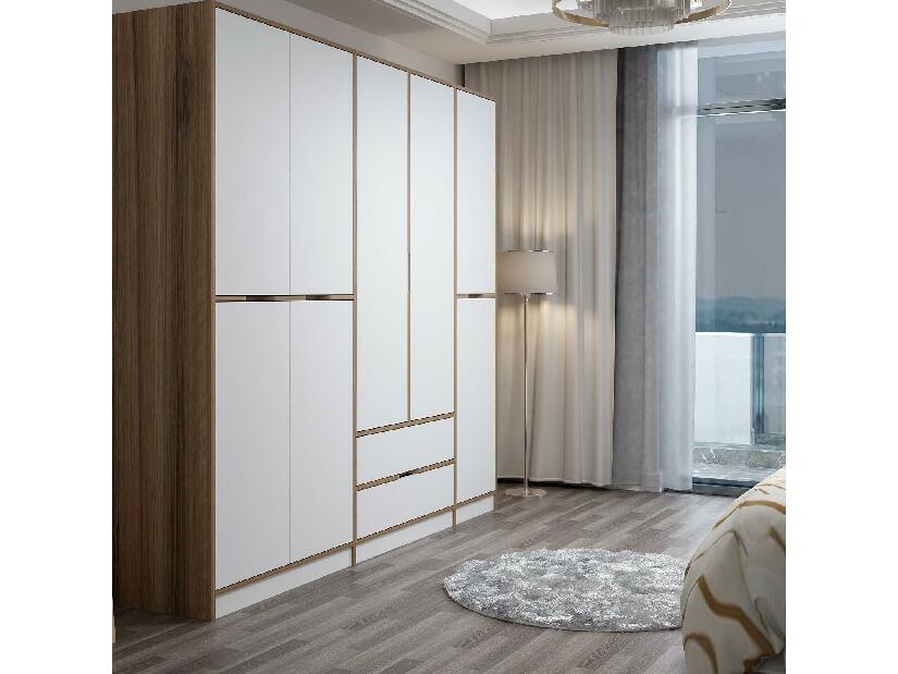 Šatní skříň Erich 1 (bílá)