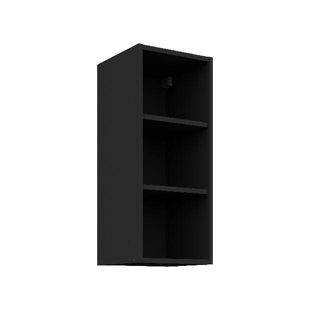 Horní kuchyňský regál Sienla 30 G 72 OTW (černá matná)