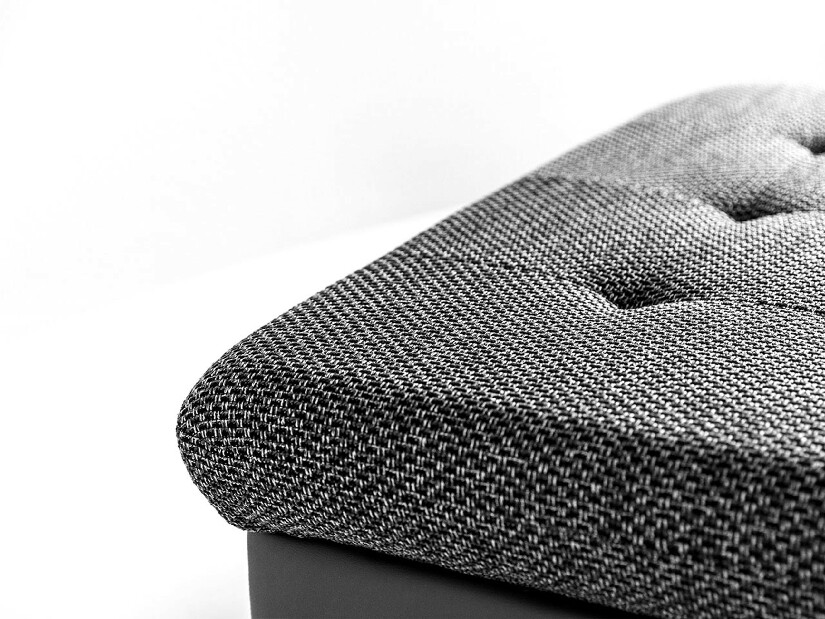 Taburetka malá Torrie (černá + šedá)