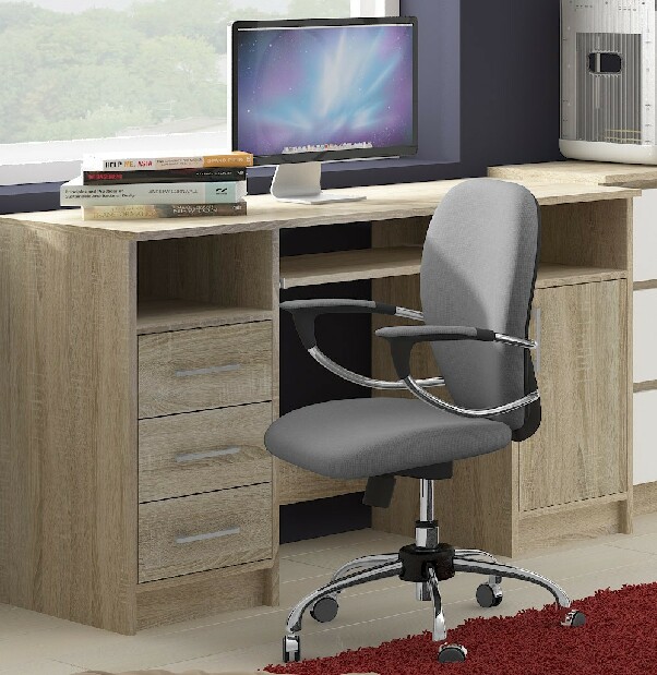 PC stůl Asegura (dub sonoma)