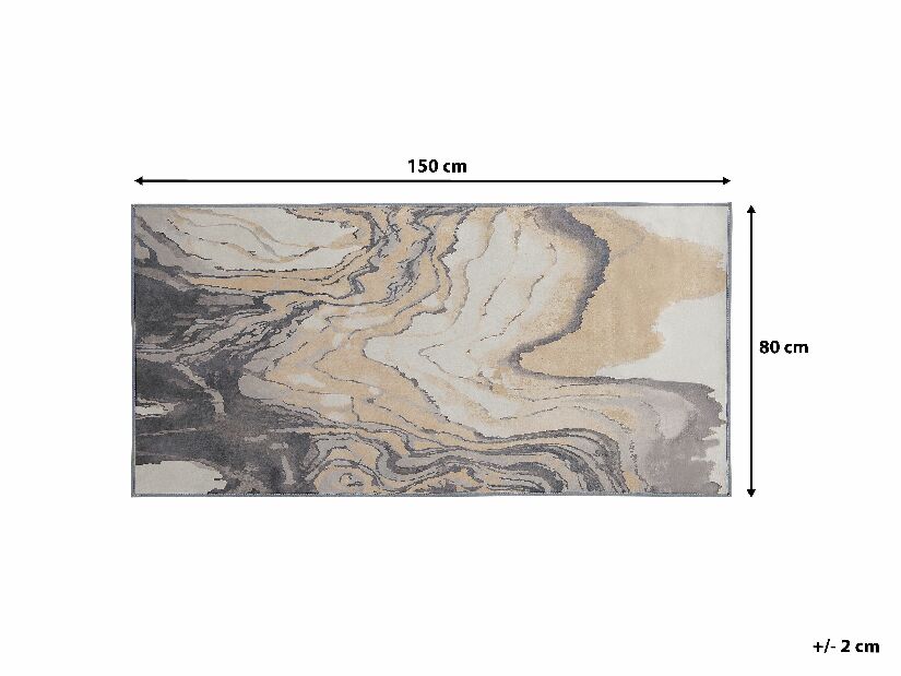 Koberec 150 cm Canton (pískově béžová)