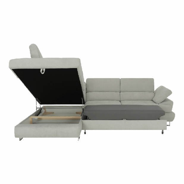 Rohová sedací souprava Bjorn (L) (světle šedá)