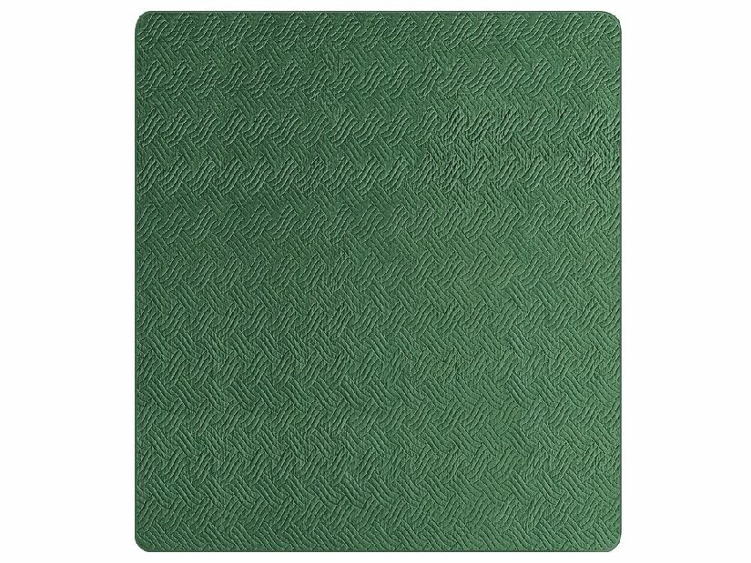 Sada přehozu na postel a 2 polštářů 220 x 240 cm Bent (zelená)