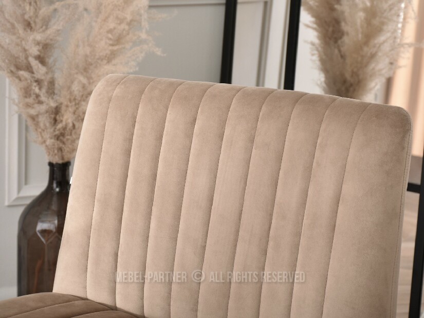 Židle Loise (béžová + černá)