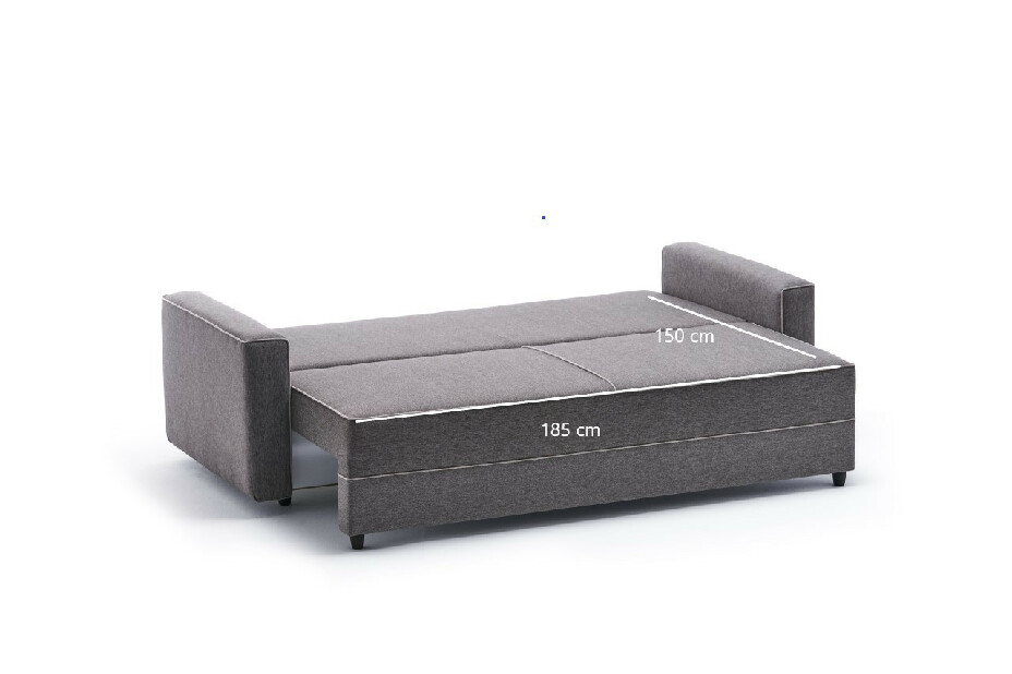 Pohovka trojsedačka Emilie (Hnědá)