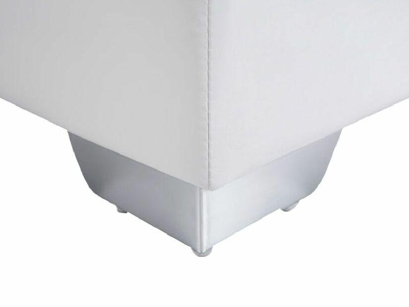 Boxspring postel 140 cm PREMIER (s matracemi) (bílá)