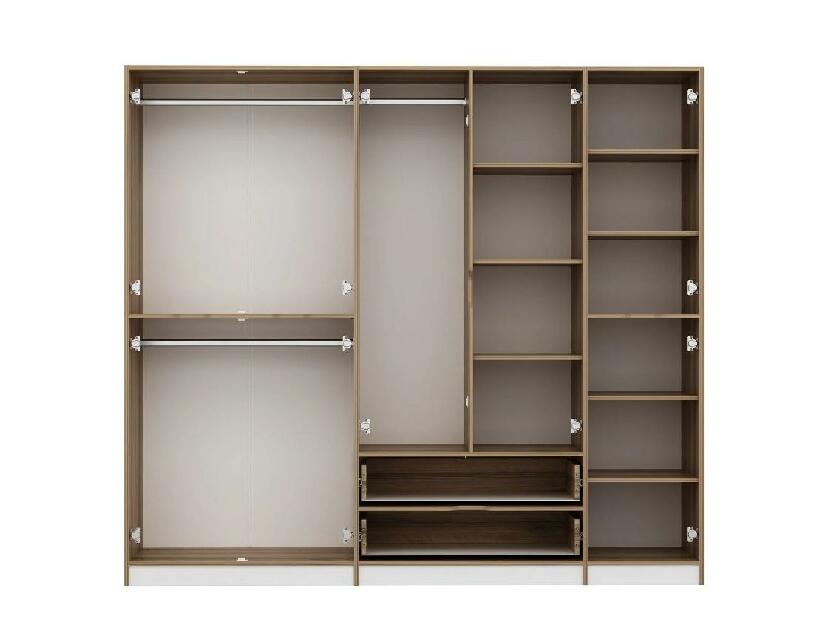 Šatní skříň Erich 1 (bílá)