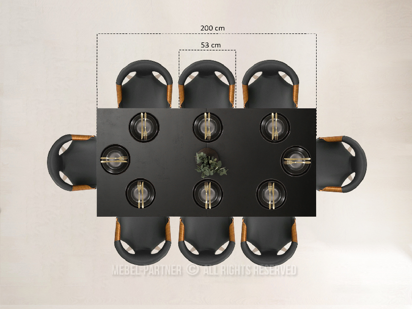 Jídelní stůl Nadador (ořech)