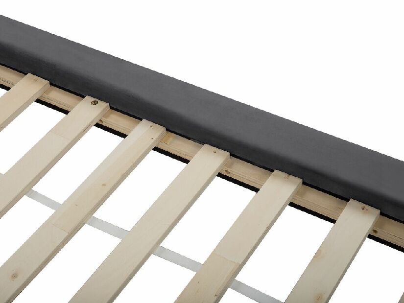 Manželská postel 180 cm LANEL (s roštem) (šedá)