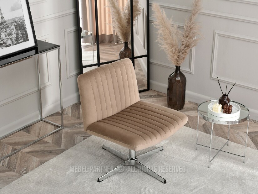 Židle Loise (béžová + černá)