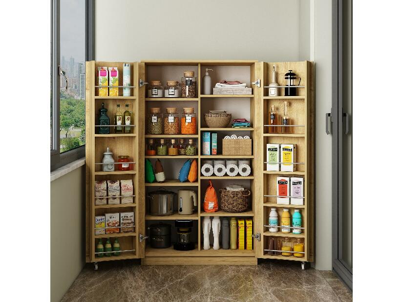 Potravinová kuchyňská skříňka Passek (dub)