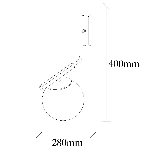 Nástěnné svítidlo Yia 4011