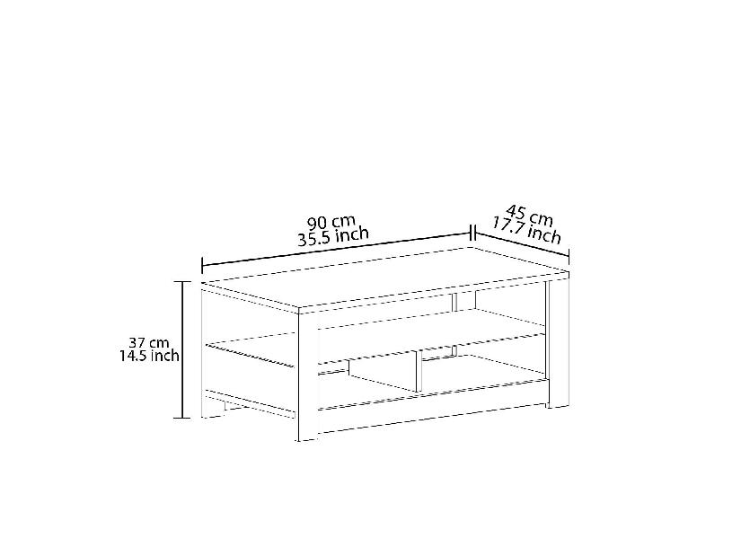 Konferenční stolek Adios (dub)