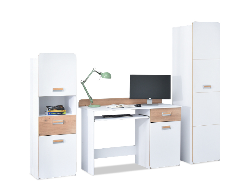 Nábytek do studentského pokoje Clerigo 07 (bílá)