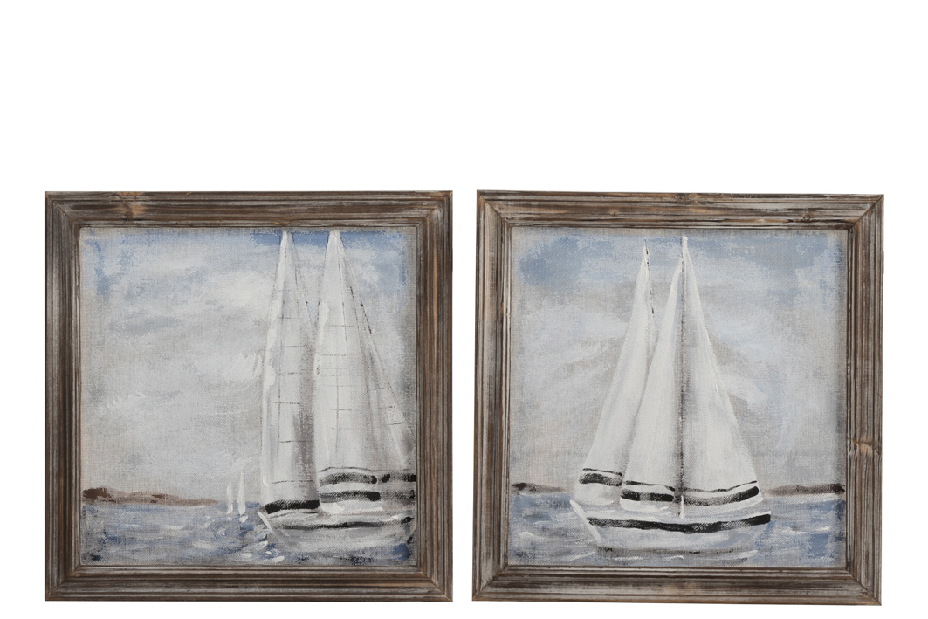 Fotorámeček (modrá + šedá) 345x45cm