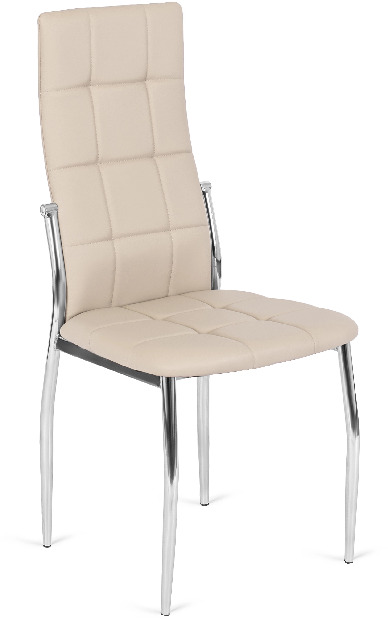 Jídelní židle Marinaleda (béžová ekokůže)