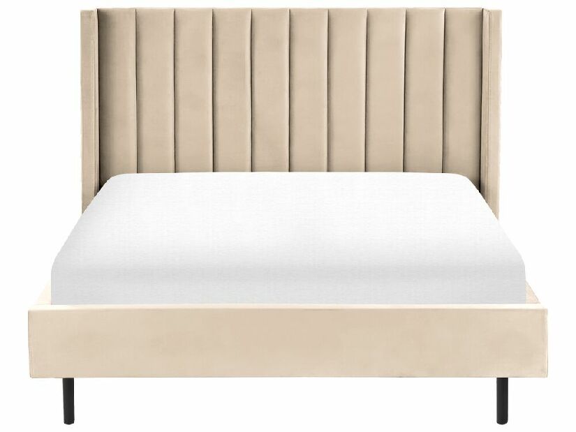 Manželská postel 140 cm Vue (béžová) (s roštem)