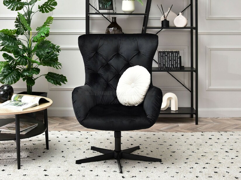 Křeslo Aaron (černá)