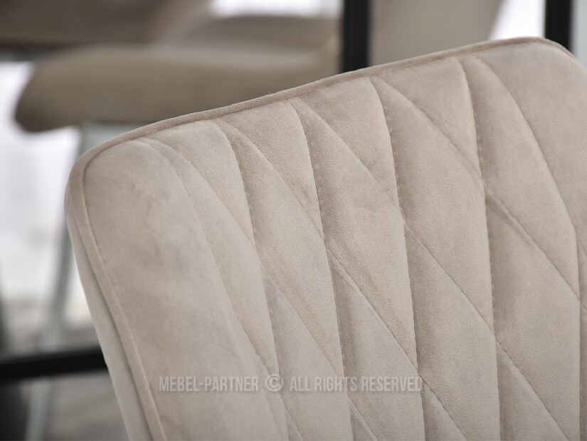 Židle Aron (béžová + měděná)