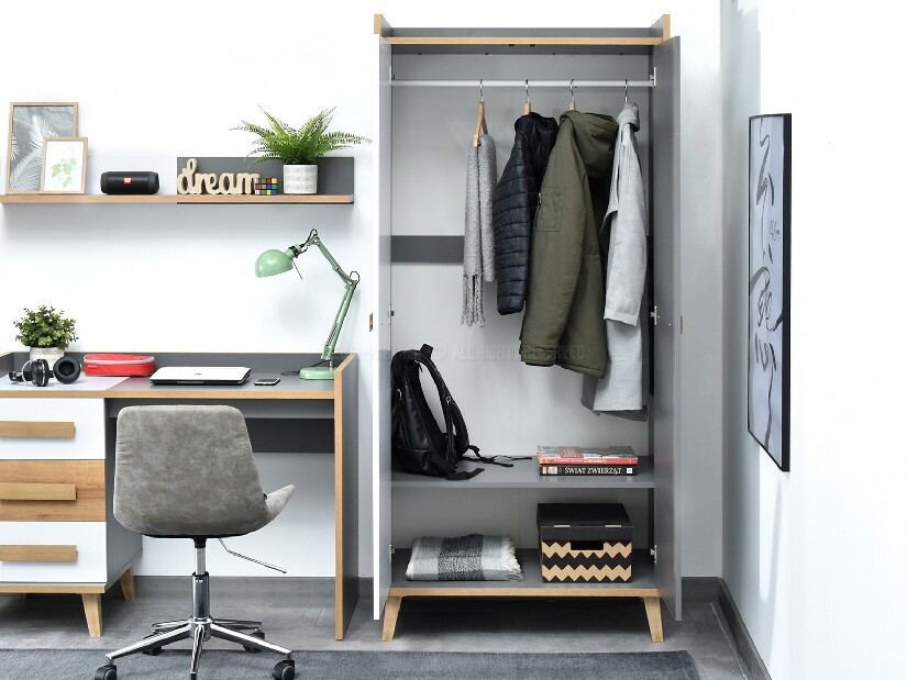 Šatní skříň Sobrepuso S01 (bílá)