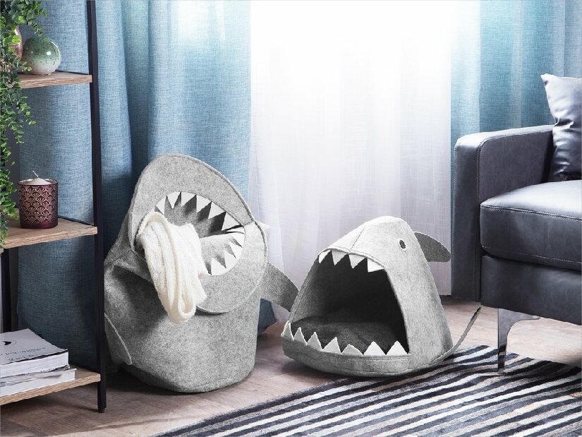 Textilní koš STANSBURY (šedá)