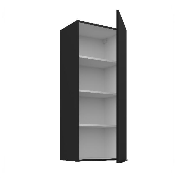 Horní kuchyňská skříňka Sienla 45 G 108 1F (černá matná)