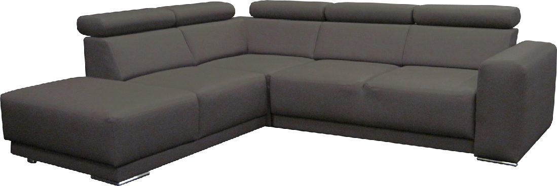 Rohová sedací souprava BRW Padwa Lux REC.E.2F šedá (L)