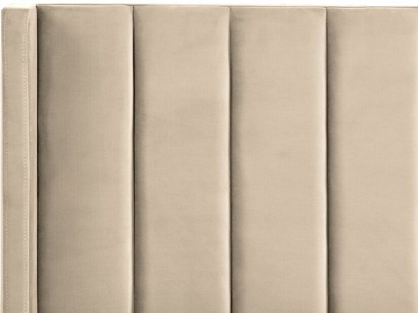 Manželská postel 140 cm Vue (béžová) (s roštem)