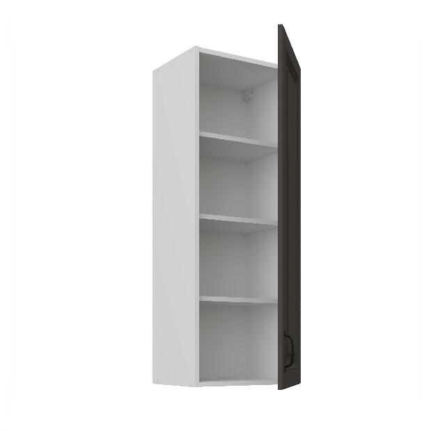 Horní kuchyňská skříňka Sheila 40 G 108 1F (korpus: bílá + fronta: grafit)