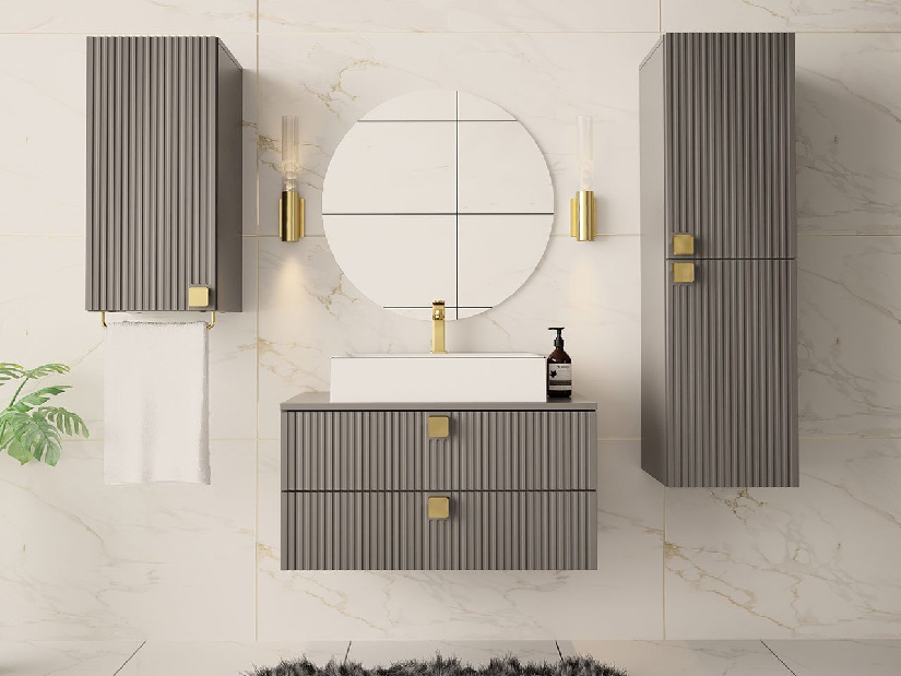 Koupelnová sestava Petralonas I (šedá)