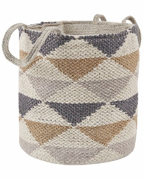 Textilní koš 34x34 cm MADURA (textil) (pestrá)