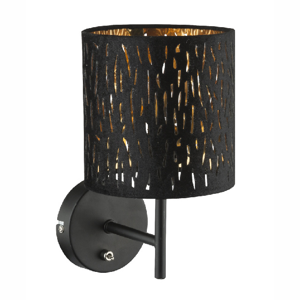 Stropní/nástěnné svítidlo Tuxon 15264W (moderní/designové) (černá + černá)