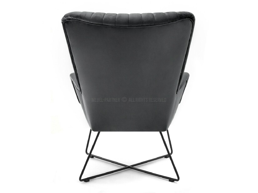 Relaxační křeslo Nuttshell (grafitová + černá)