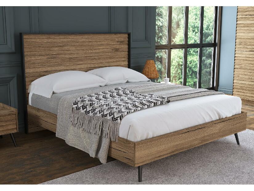 Manželská postel Franc 69 (ořech)